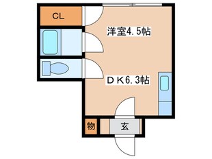 グリ－ンパ－ク宮の森の物件間取画像